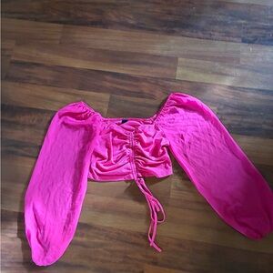 SHEIN Vibrant Fuchsia Kids Top